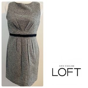 Ann Taylor Loft Wool Blend Sheath Suit Dre…